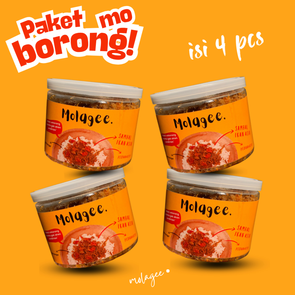 

Molagee - Sambal Ikan Asin Isi 4