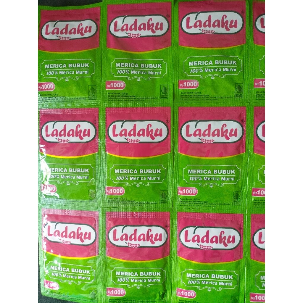 

Ladaku MERICA bubuk 1 renceng/ renteng isi 12 Pcs