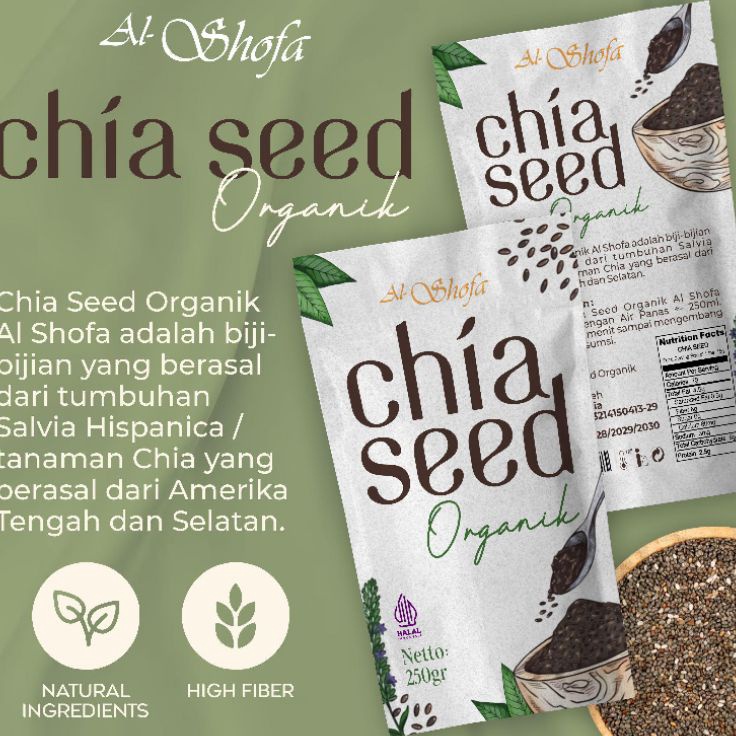 

Chia SeedBiji Chia Organik Al Shofa 25 gram