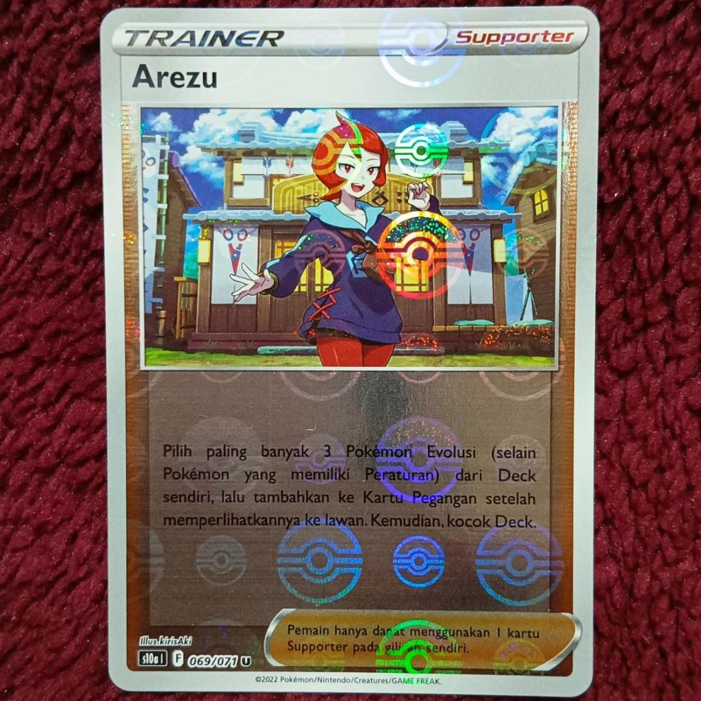 Arezu reverse holo s10a - Pokemon TCG Indonesia foil holo