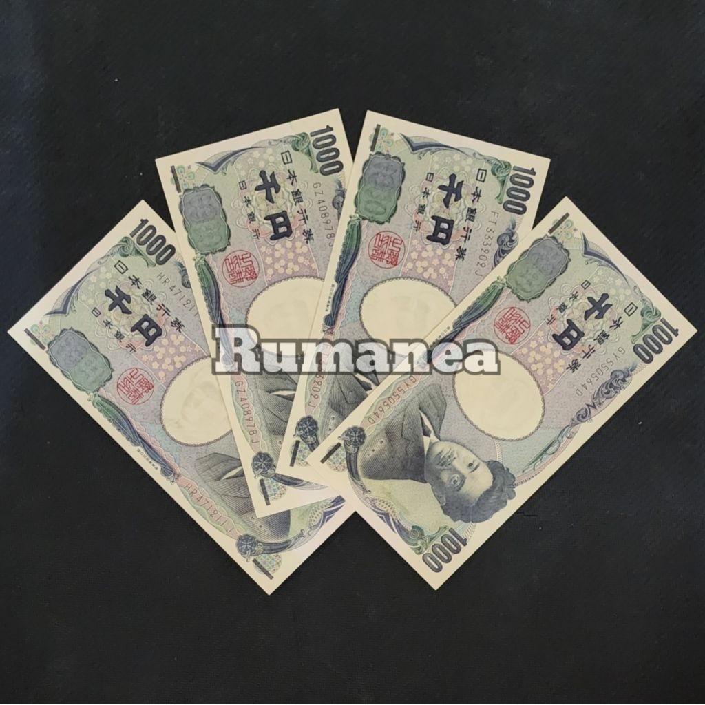 Yen Jepang Uang Asing Pecahan 1000 Yen