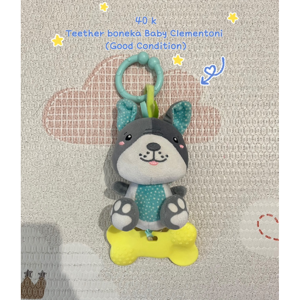 [PRELOVED] Teether Dog Baby Clementoni