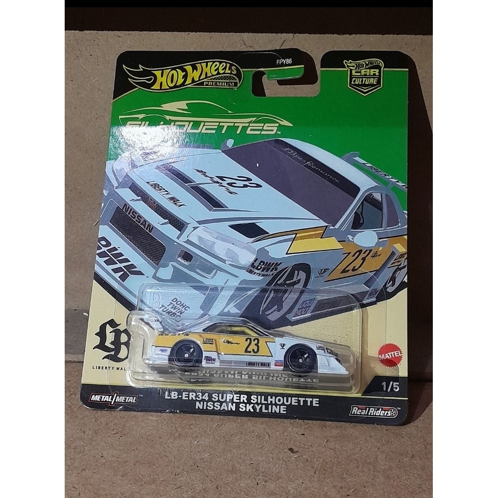 Hot Wheels premium LB-ER34 shiloutte