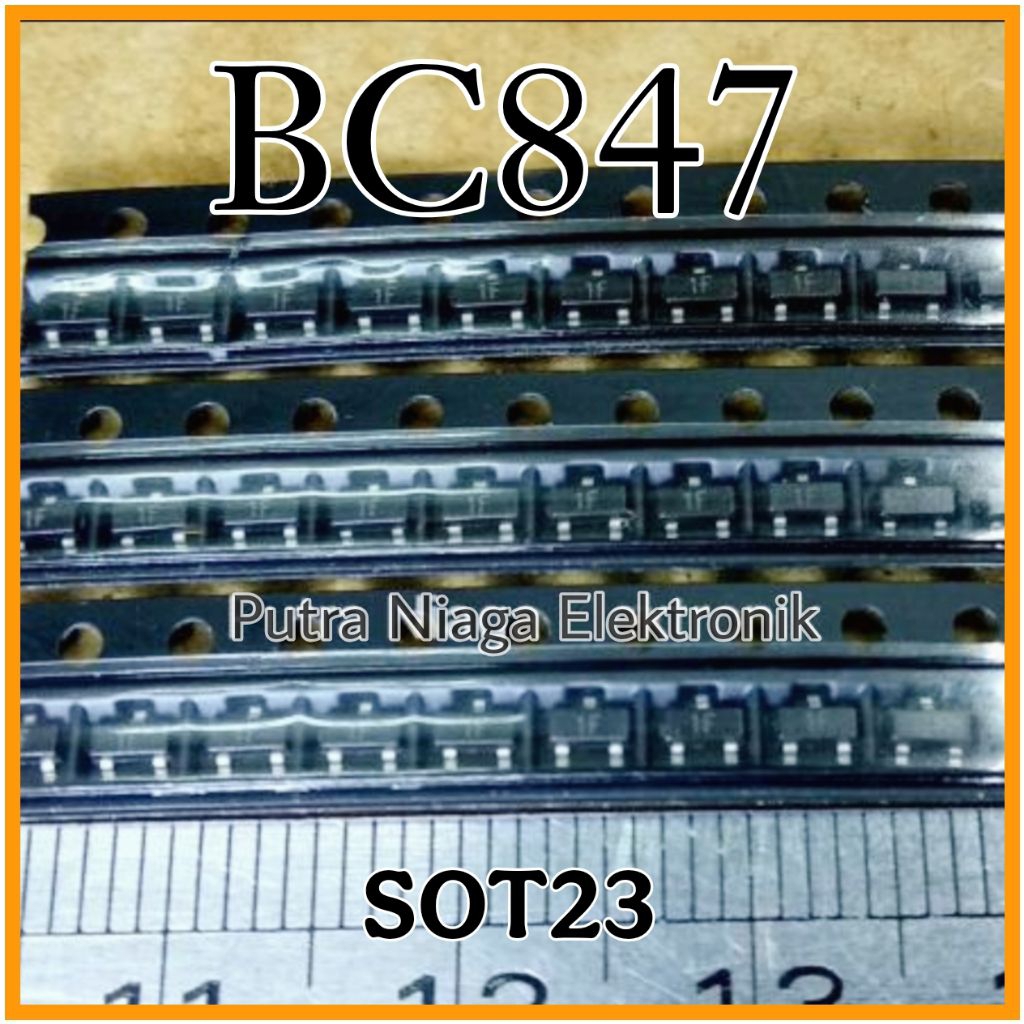 Transistor SMD BC847 NPN SOT23  Kode 1F 1G BC 847 SMD