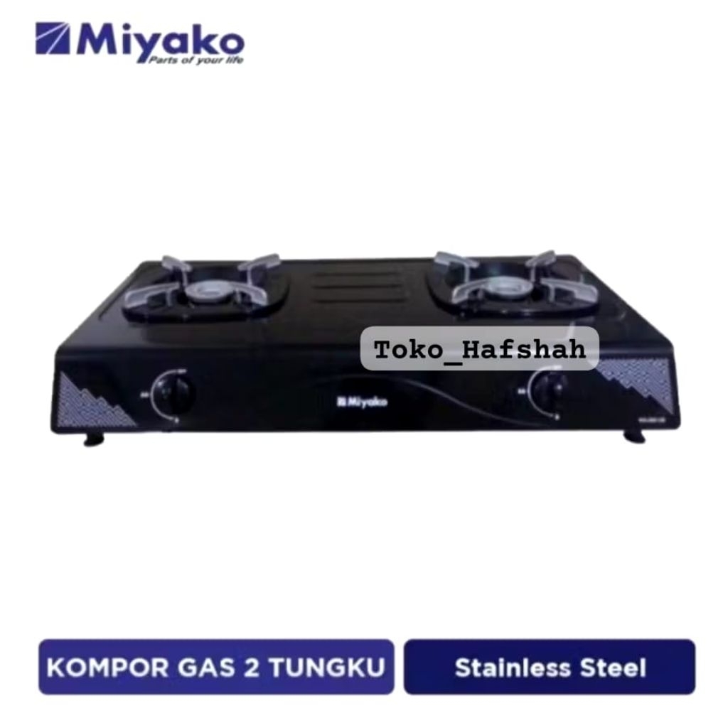 KHUSUS BATAM -  Miyako KG-202 CE Kompor Gas 2 Tungku Miyako KG 202 CE