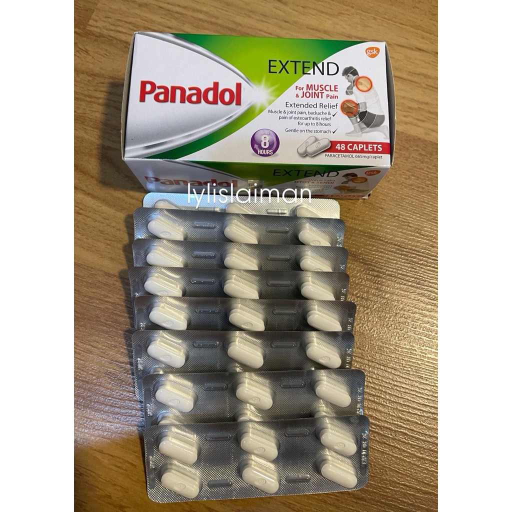 Panadol Extend Malaysia For Muscle & Joint Pain, Obat pereda sakit Sendi & Otot