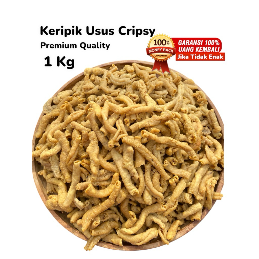 

KERIPIK USUS AYAM CRISPY PREMIUM 1 Kg