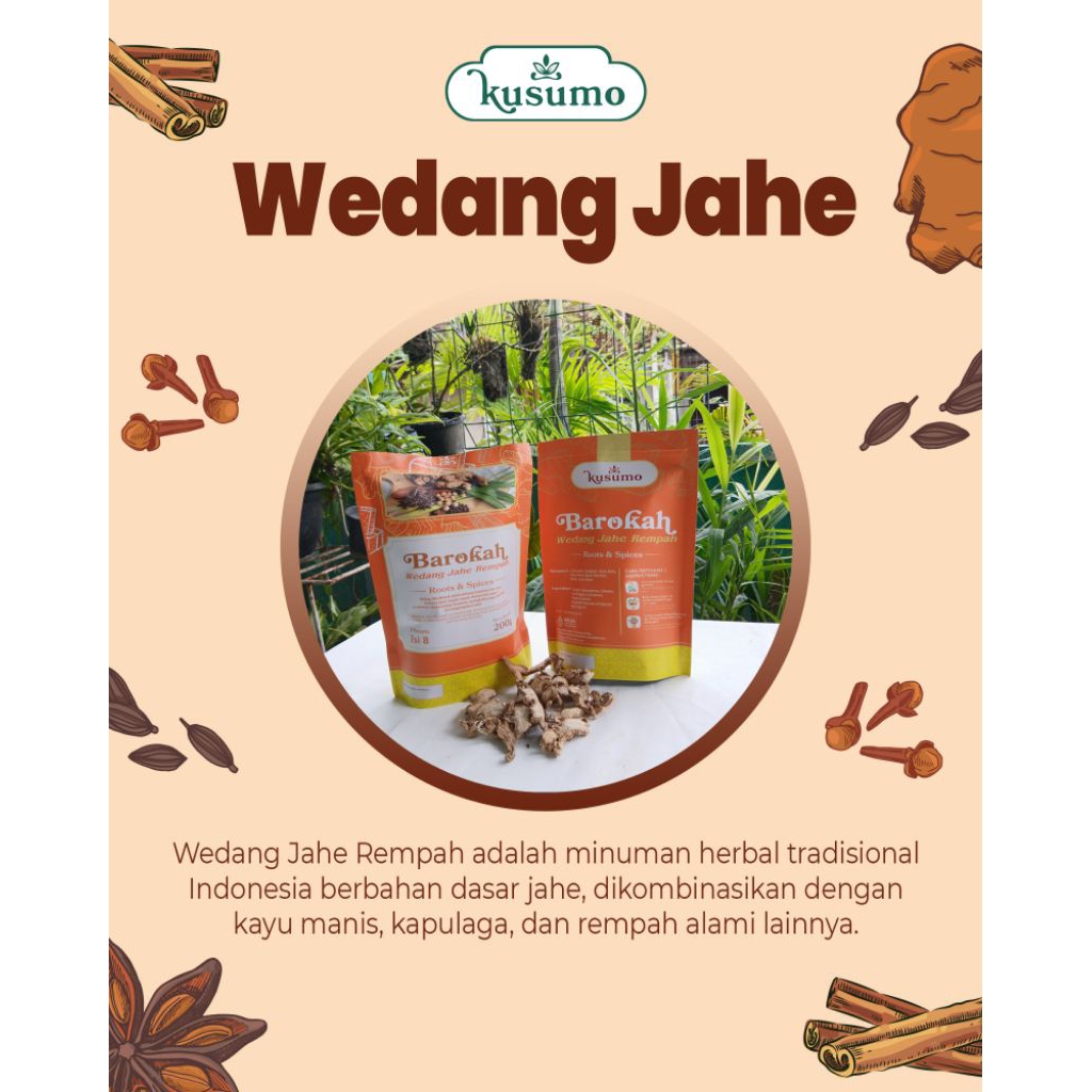 

Wedang Jahe Rempah Kemasan Premium