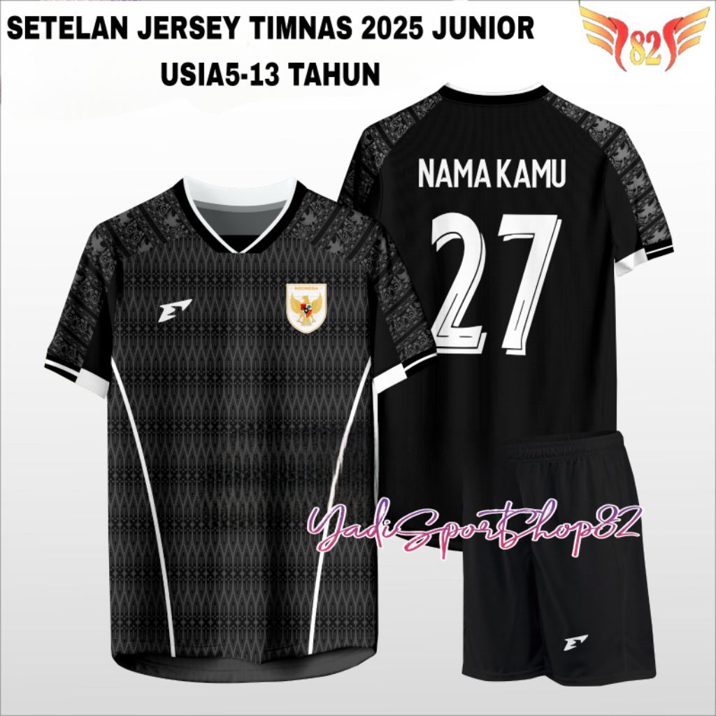 COD Jersey Futsal Sablon Nama Nomor Setelan Baju Olahraga Team Sepak Bola Anak-anak Usia 5-13 Tahun