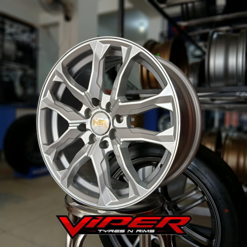 Velg Racing hsr wangon r16 pcd 5x114,3 et42 / Pelek Racing mobil taruna, luxio, l300, inova, kijang,