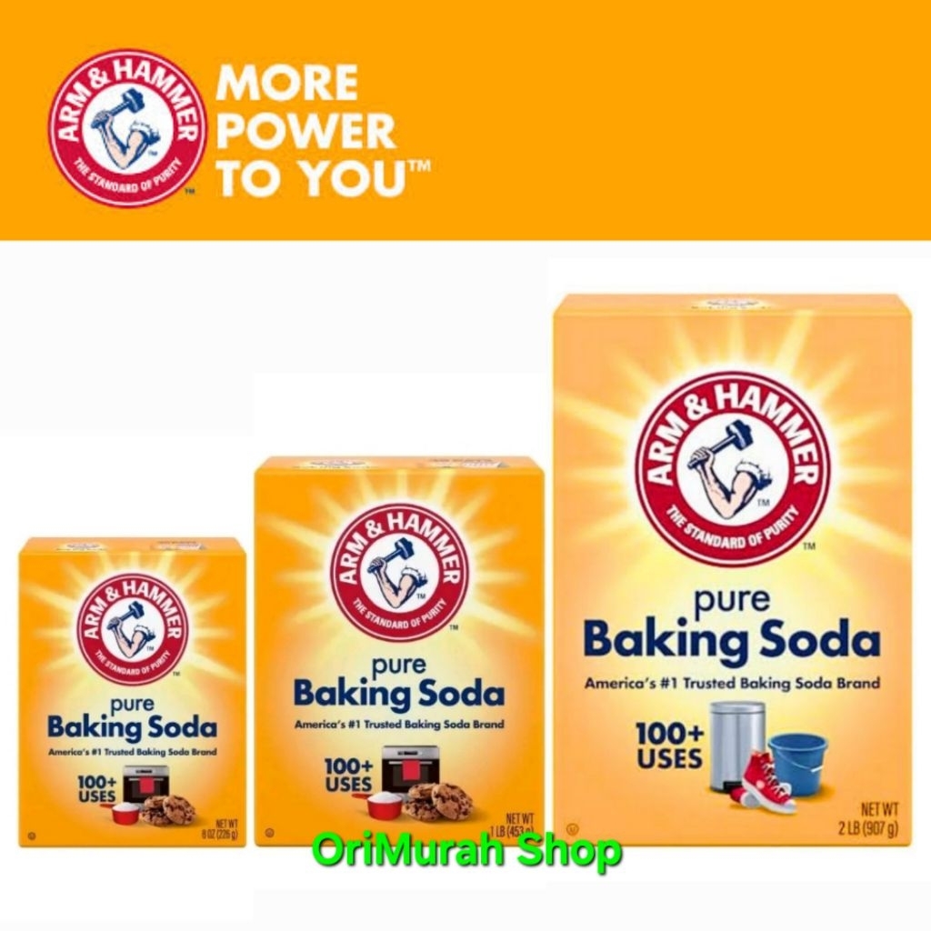 

Baking Soda Arm And Hammer Bubuk Pure Baking Soda Powder Murni Multi Fungsi Bahan Kue Dan Pembersih Bersih Import