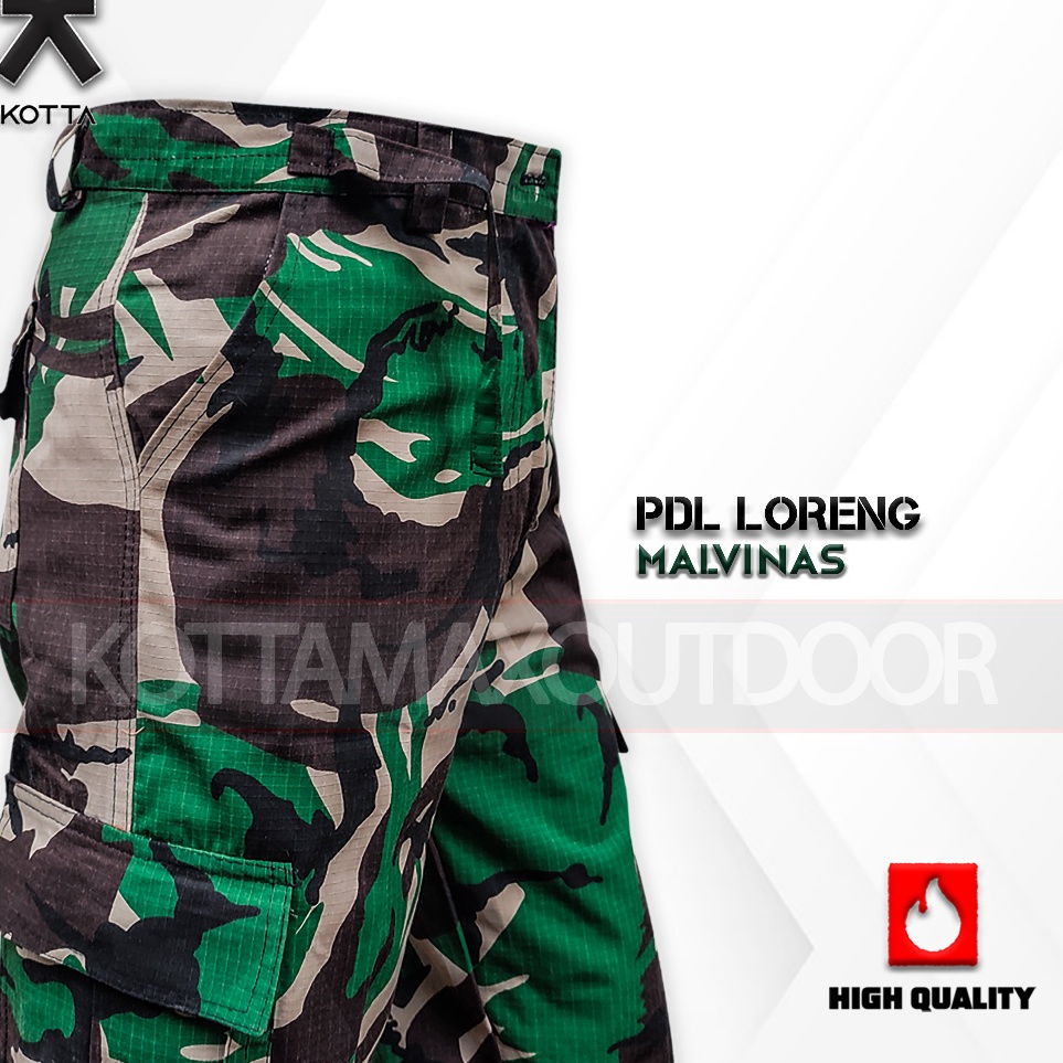 CELANA PANJANG PDL CARGO LORENG TNI MALVINAS ARMY