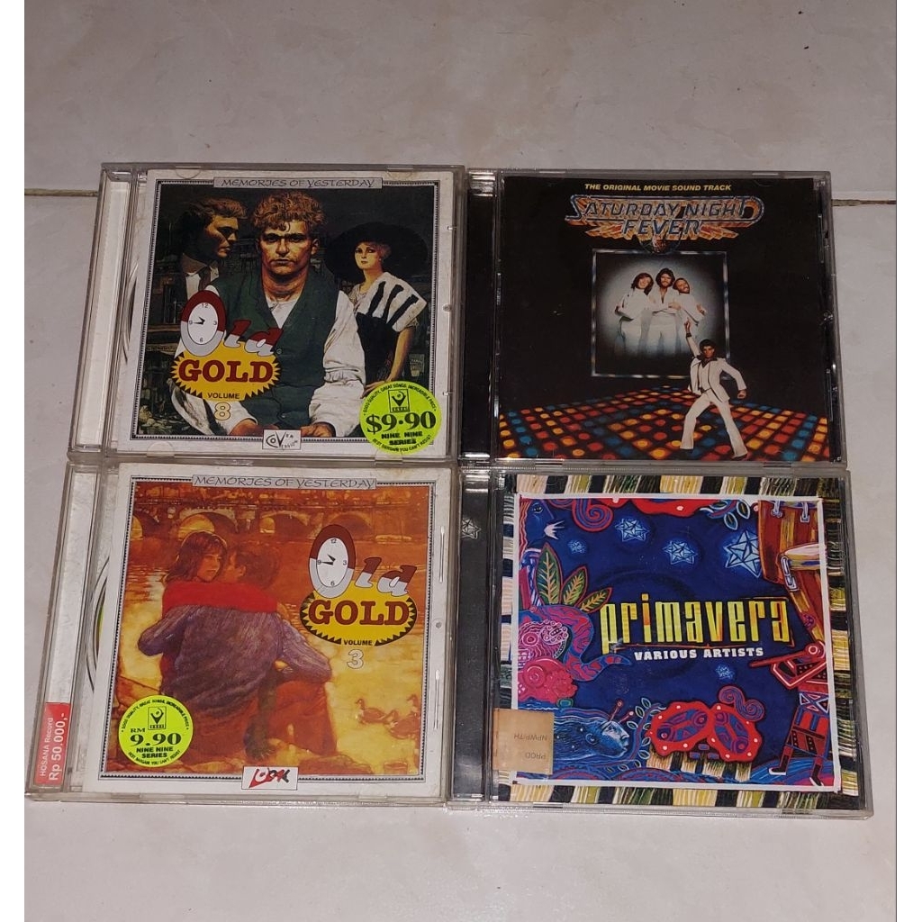 cd kompilasi MEMORIES OF YESTERDAY OLD GOLD 8 / SATURDAY NIGHT FEVER / MEMORIES OF YESTERDAY OLD GOL