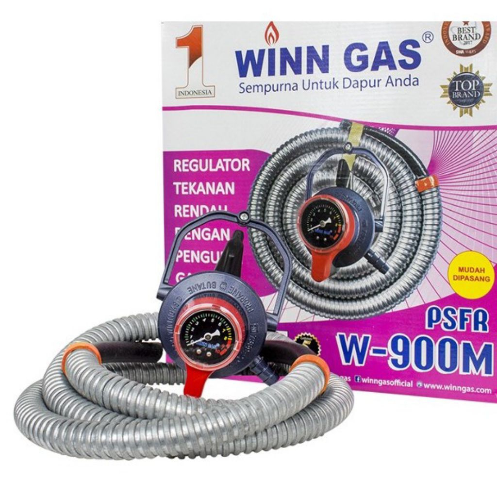 Regulator dan selang winn gas
