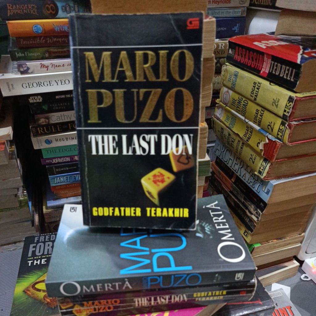 Novel Karya Mario Puzo Original Ready Banyak Judul / the last don / the Godfather / the Sicilia / om