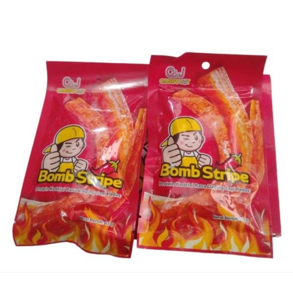 

BOMB STRIPE rasa daging sapi pedas