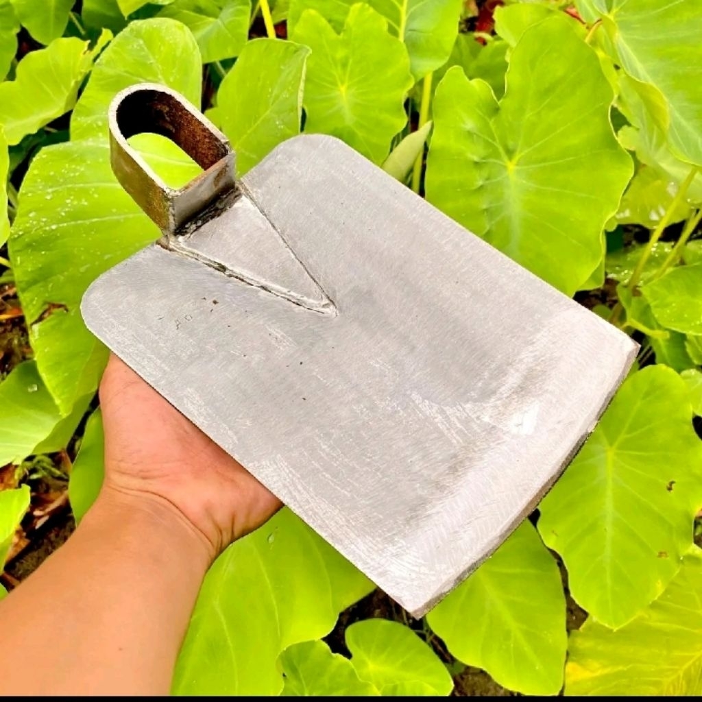 cangkul stenlis bahan dari baja isen anti lengket