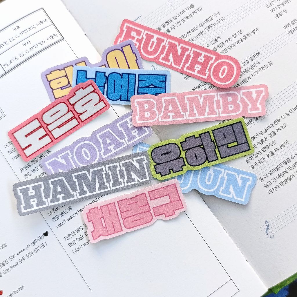 

[BACA DESKRIPSI] Plave Member Name Sticker
