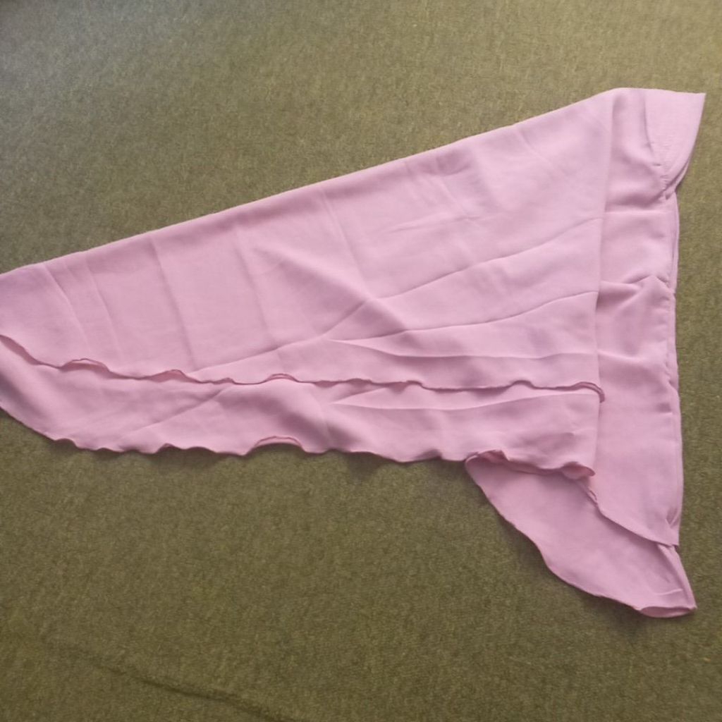 AQL JILBAB CERUTI DUA LAYER PAKAI PED WARNA SALEM