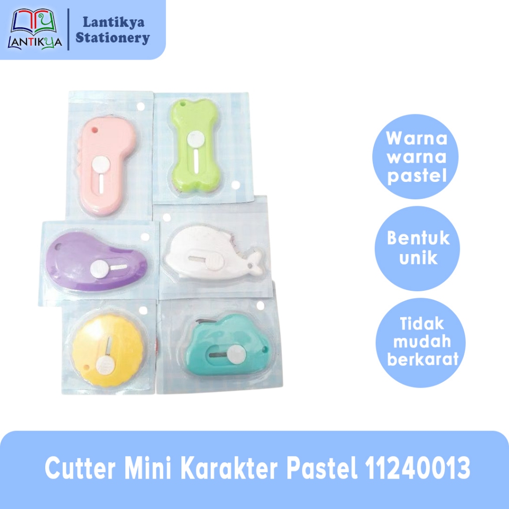 

Cutter Mini lucu / cutter karakter / cutter mini pastel 11240013