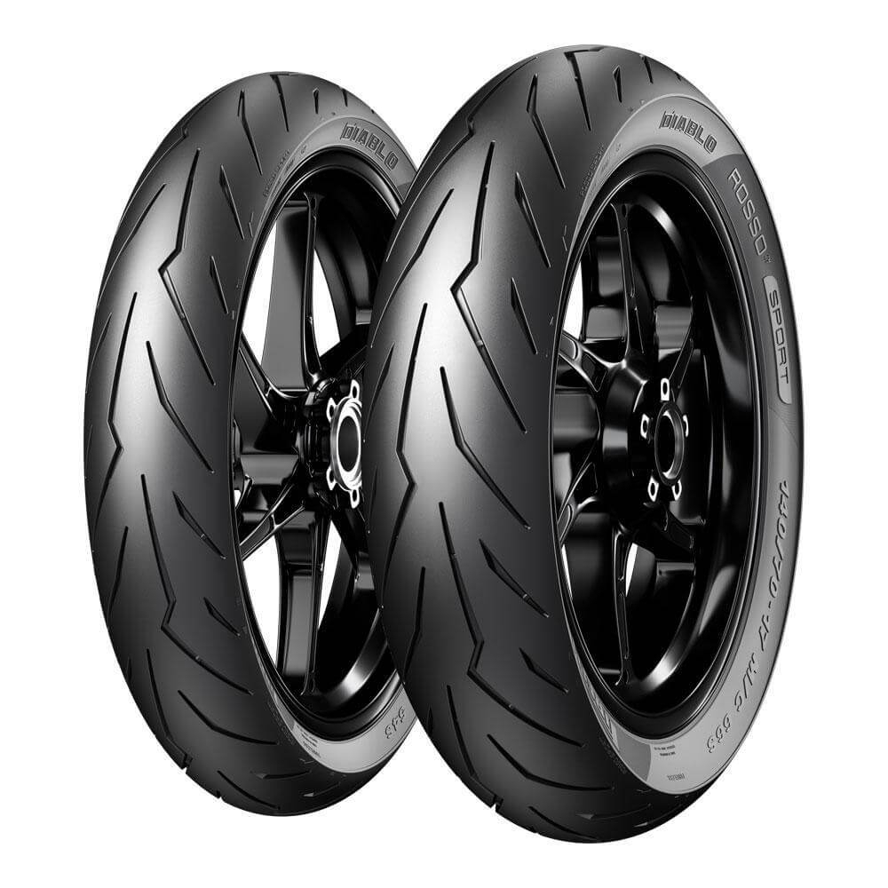 Pirelli Diablo Rosso Sport 120/70-17F & 150/60-17R