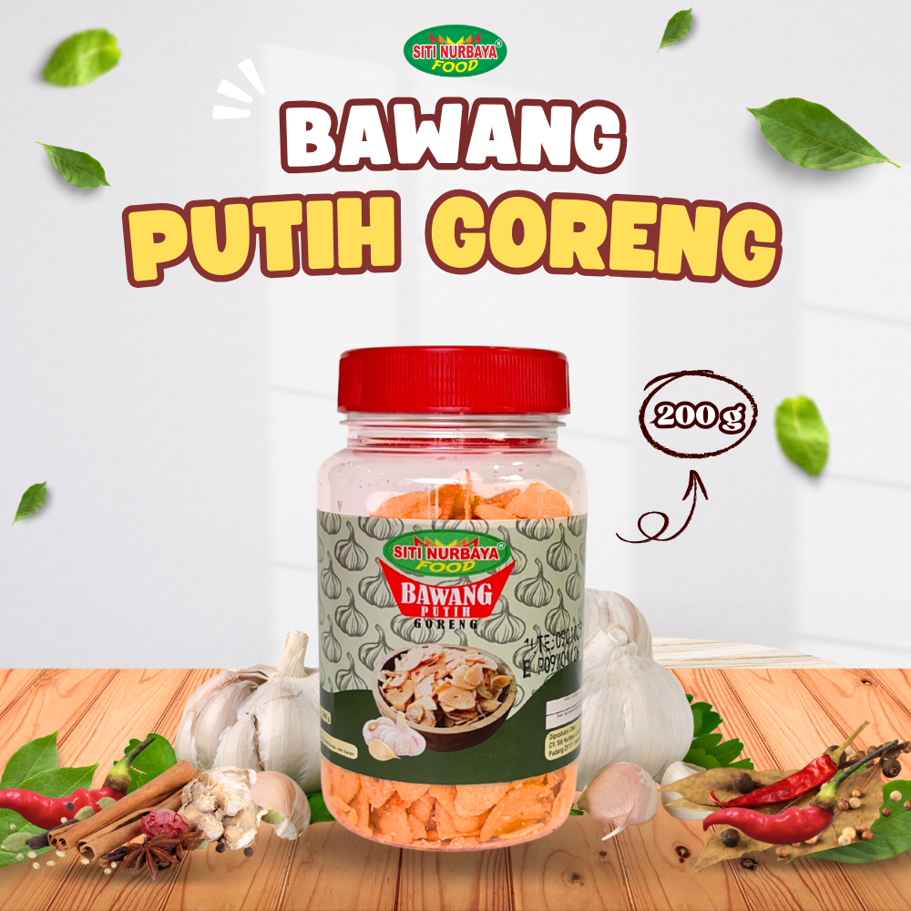

Bawang Putih Goreng Siti Nurbaya Food 200 Gram