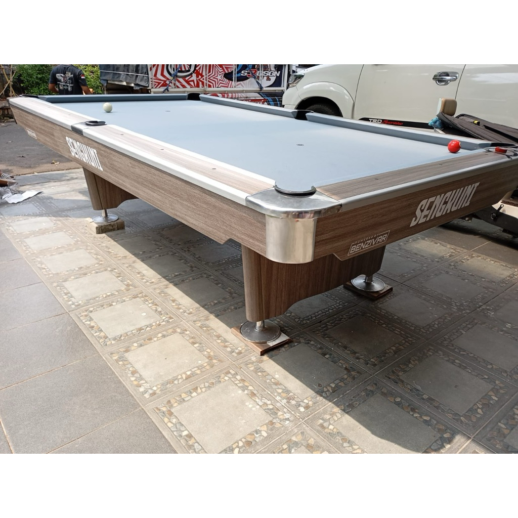 MEJA BILLIARD SENGKUNI 9FEET MEJA PREMIUM LOKAL BENZIVAR