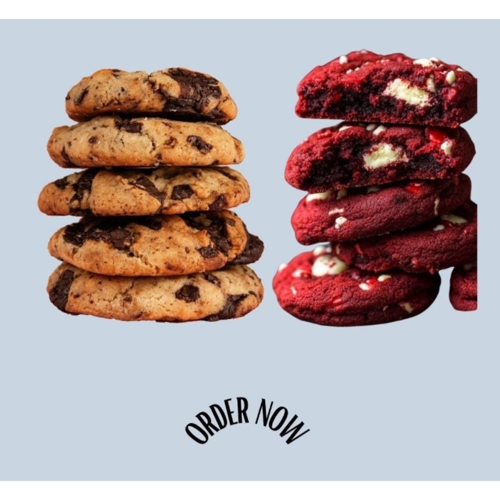 

Soft Baked Cookies Choco Classic & Red Velvet Bandung