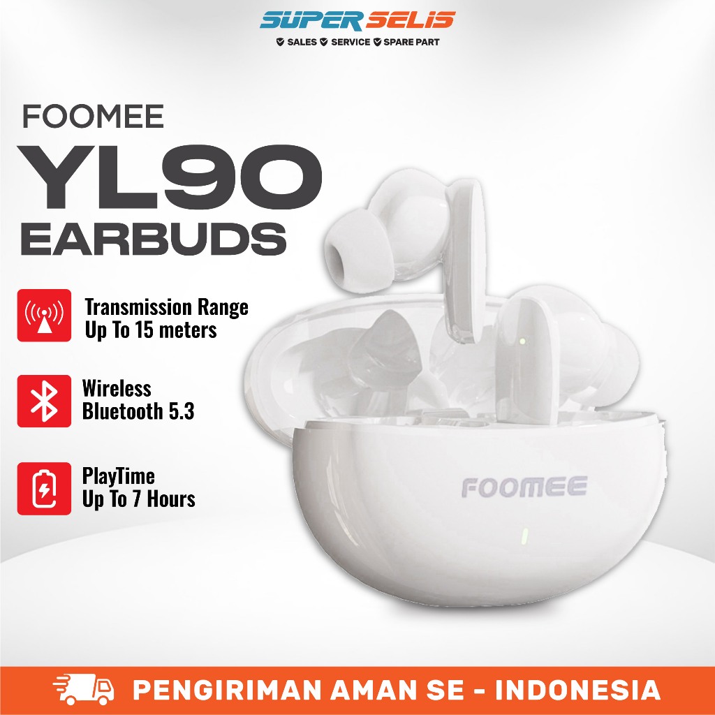 FOOMEE YL90 TWS Bass Earphone Wireless Bluetooth
