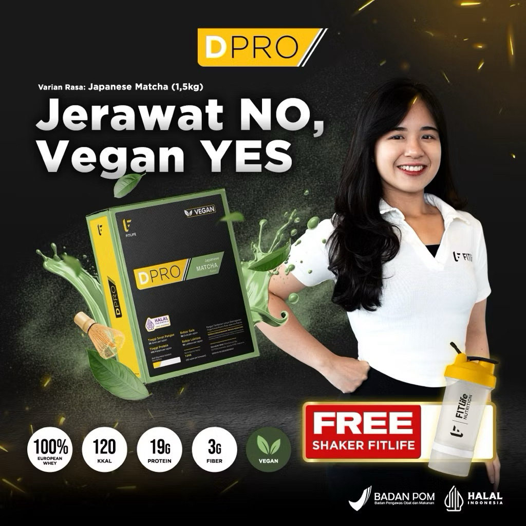 Fitlife DPRO Vegan Protein Whey 50 Serving