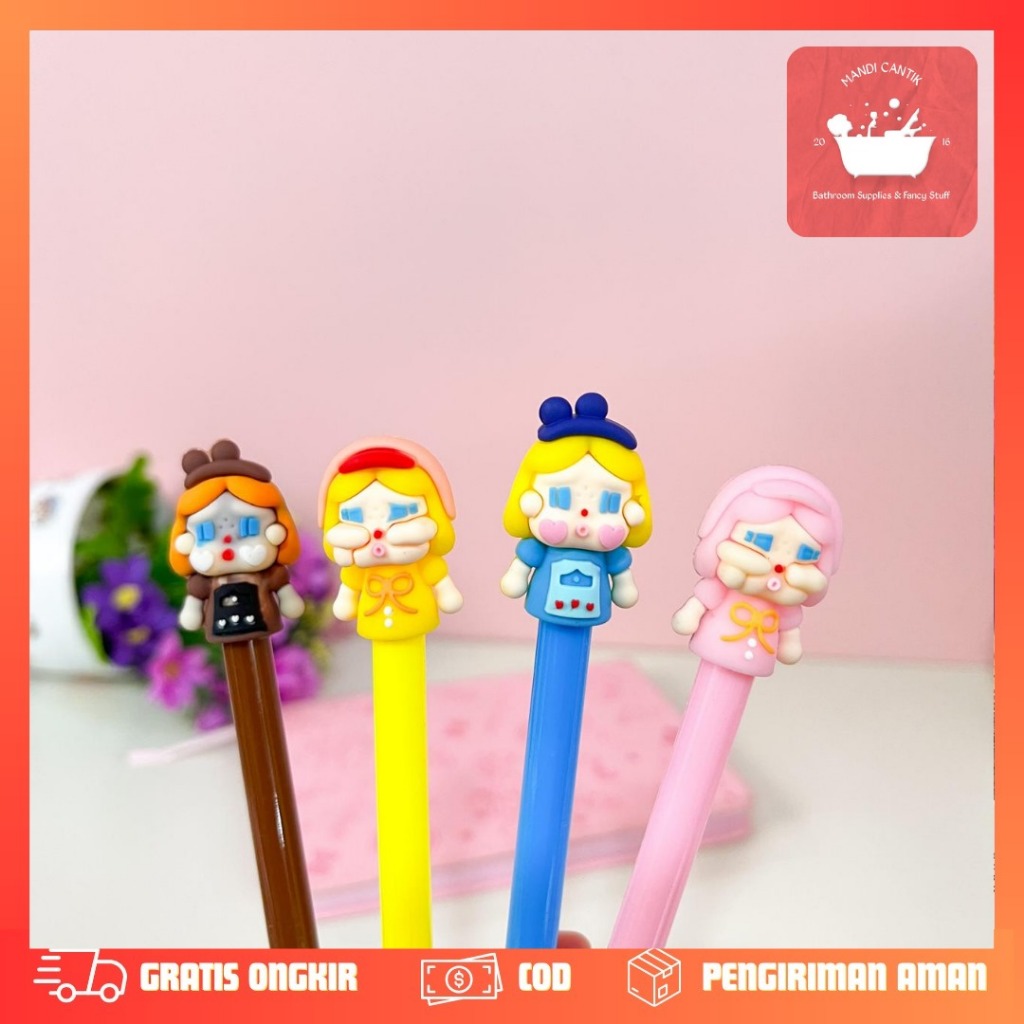 

PULPEN GEL MOLLY POPMART FULLBODY PGK-1912 PEN LUCU IMUT KADO UNIK SOUVERNIR