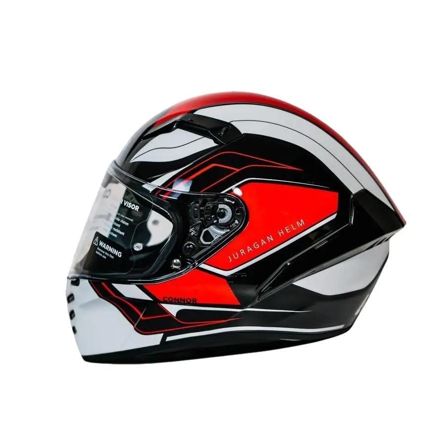 AIROH CONNOR DUNK RED GLOSS FULL FACE HELMET