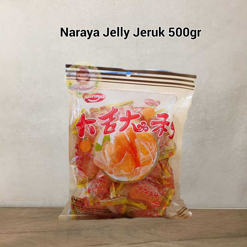 

Naraya jelly jeruk mandarin orange 500gr manis ( ds bgr )