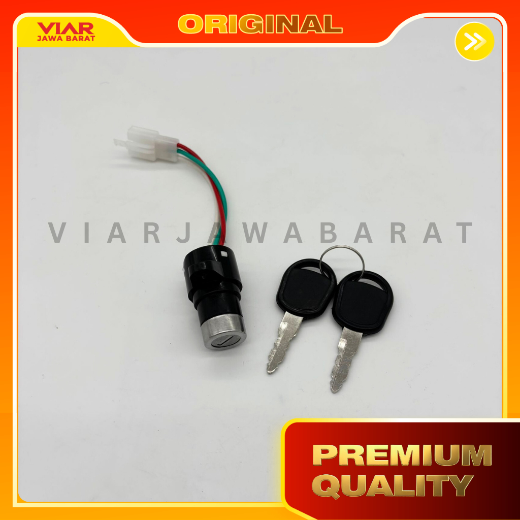 Kunci Kontak Sepeda Listrik Universal Kabel 3 selis44