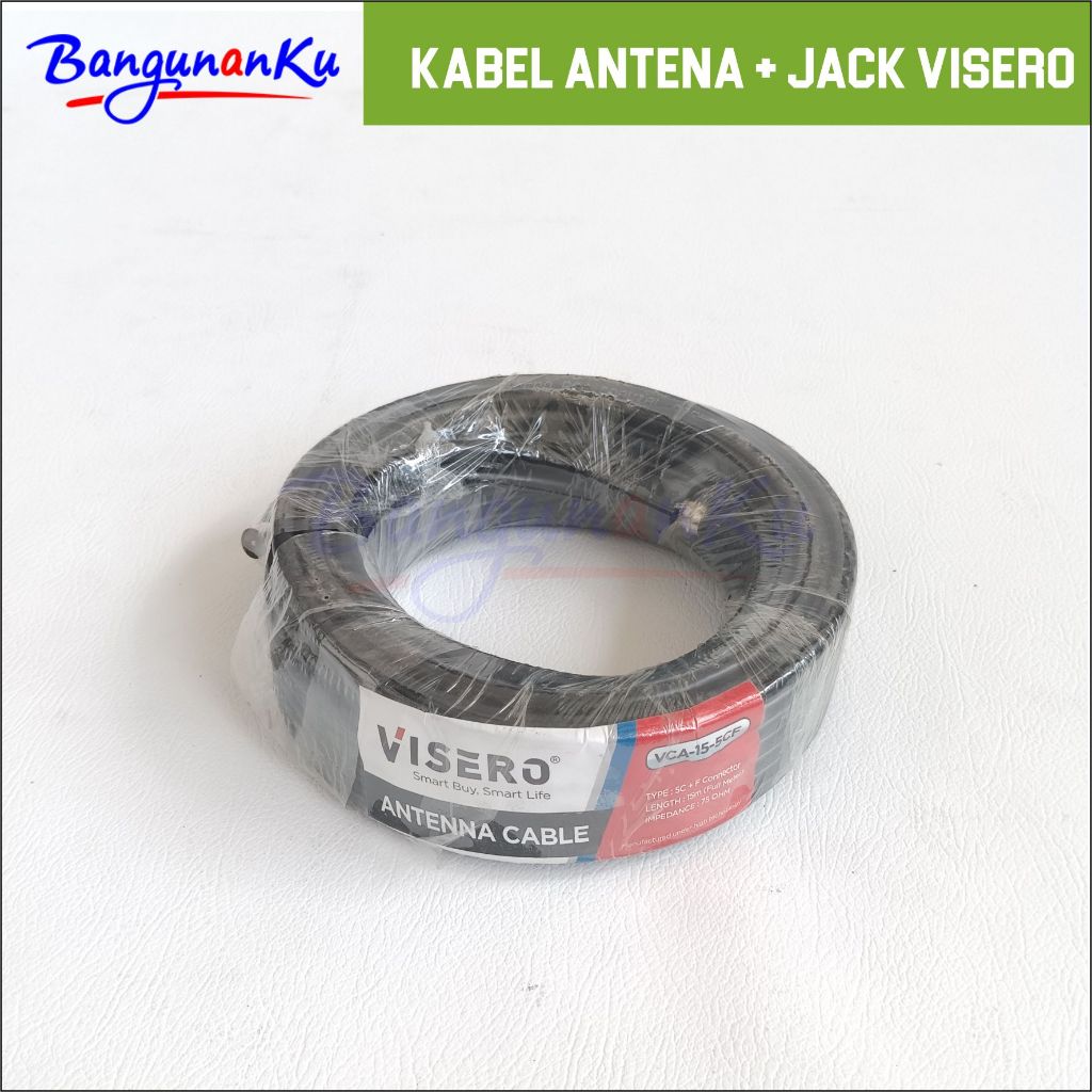 KABEL ANTENA + JACK/KABEL ANTENA TV DENGAN JACK COAXIAL/KABEL COAXIAL ANTENA TV PLUS KONEKTOR