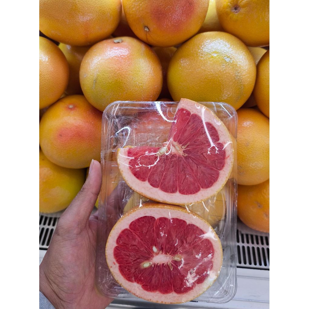 

Jeruk grapefruit Ruby Fresh Import / Jeruk Merah / Jeruk Diet / 1 Kg