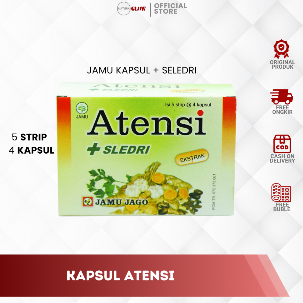 

KAPSUL ATENSI Jamu Kapsul Membantu Meringankan Gejala Tekanan Darah Tinggi