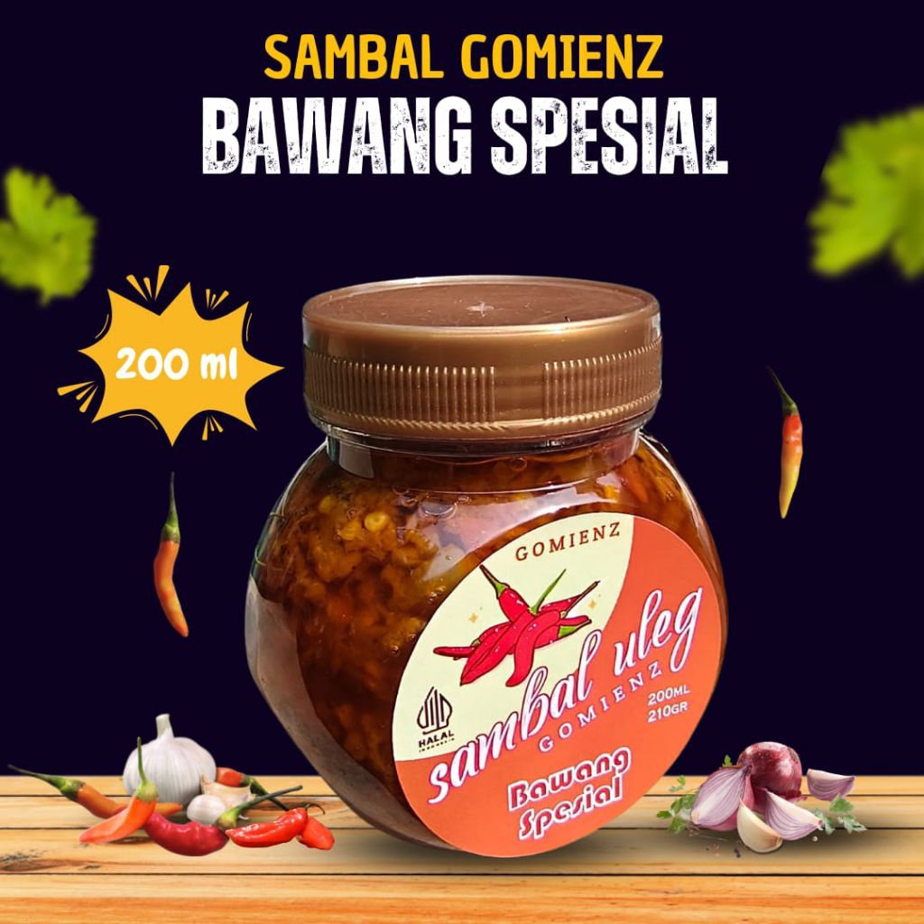 

Sambal Uleg Gomienz | Bawang Spesial 200m/210gr