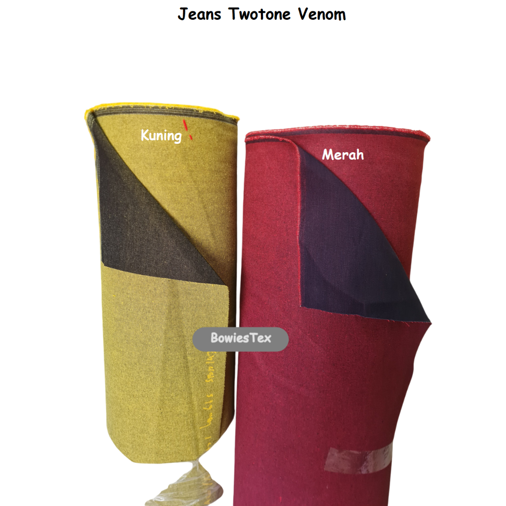 Kain Denim Venom Jeans Venom Denim Twotone Jeans Twotone Tidak Melar Denim Warna