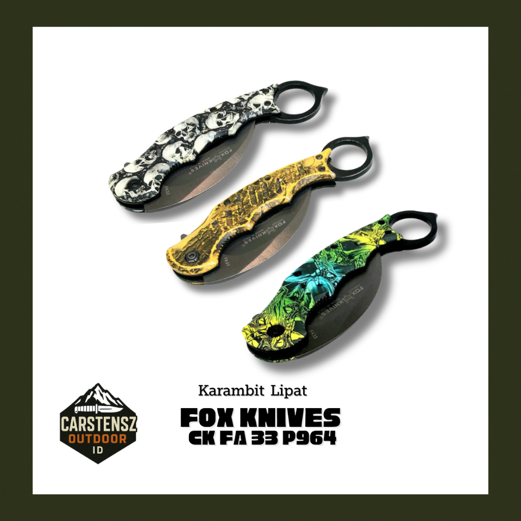 Kerambit Lipat CK FA 33 P964 Fox Knives - Tools Kit Camping & Aksesoris Survival