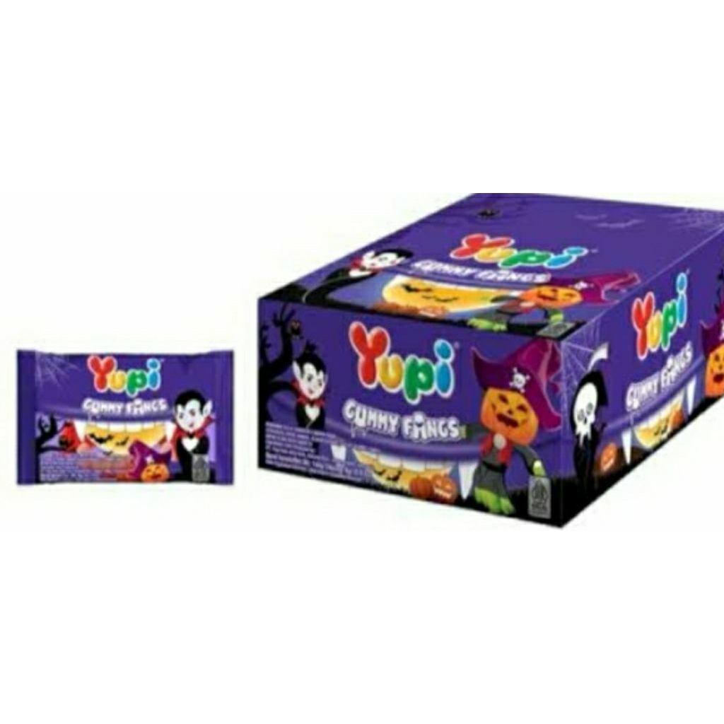 

Yupi Gummy fang 1 Box isi 24