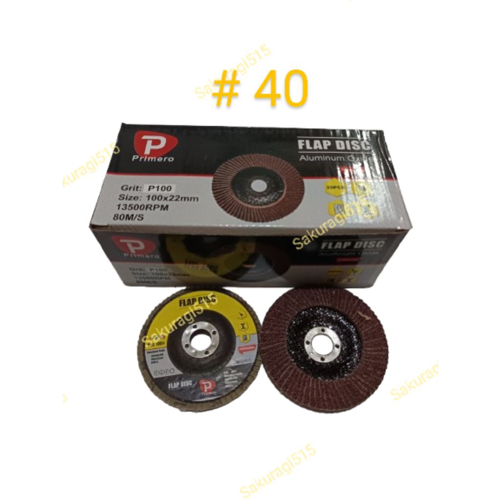Flap Disc, Amplas Susun 4" Merk Primero Grit # 40