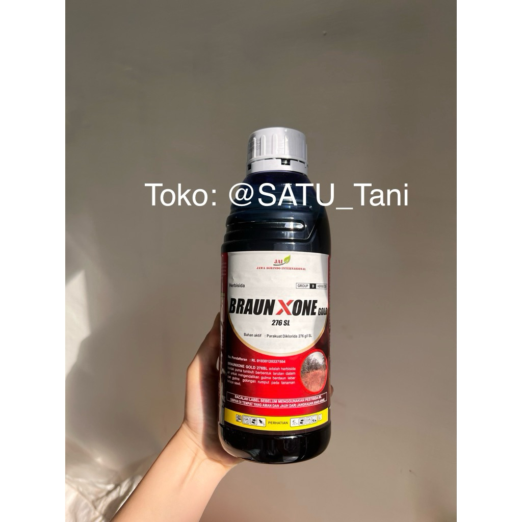 Racun Rumput Kontak / Racun Bakar merk Braunxone / Chalenger Racun Rumput Tuntas Dalam 1 Hari