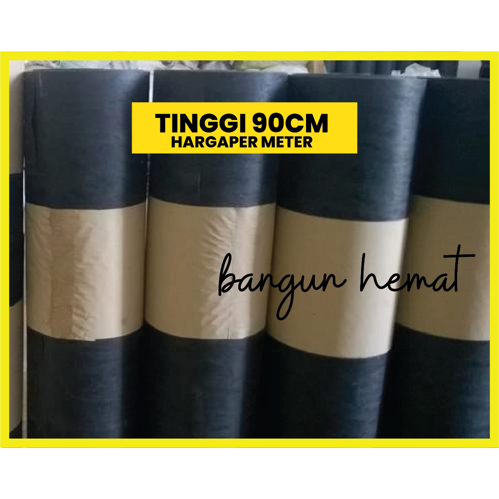 Talang Bonet Hitam – Karpet Talang Air RUMAH Anti Bocor & Tahan Panas - TINGGI 90CM