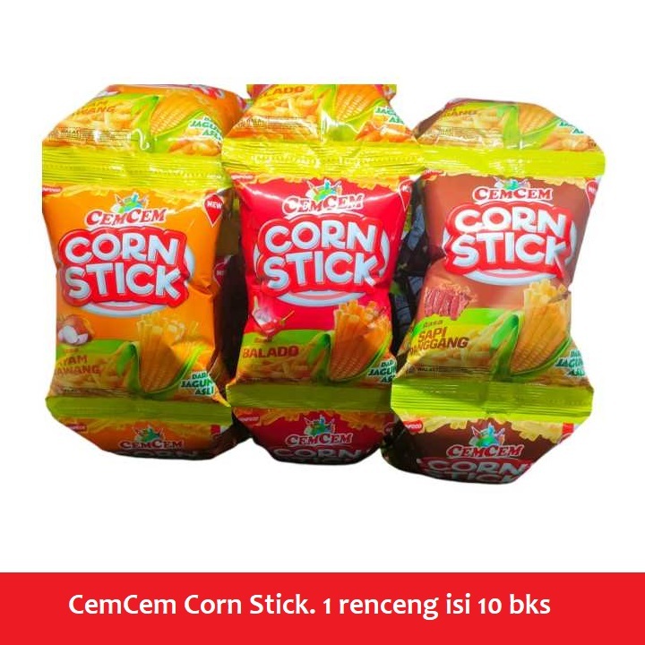 

cemcem corn stick eceran 2500 | renceng isi 10 bks