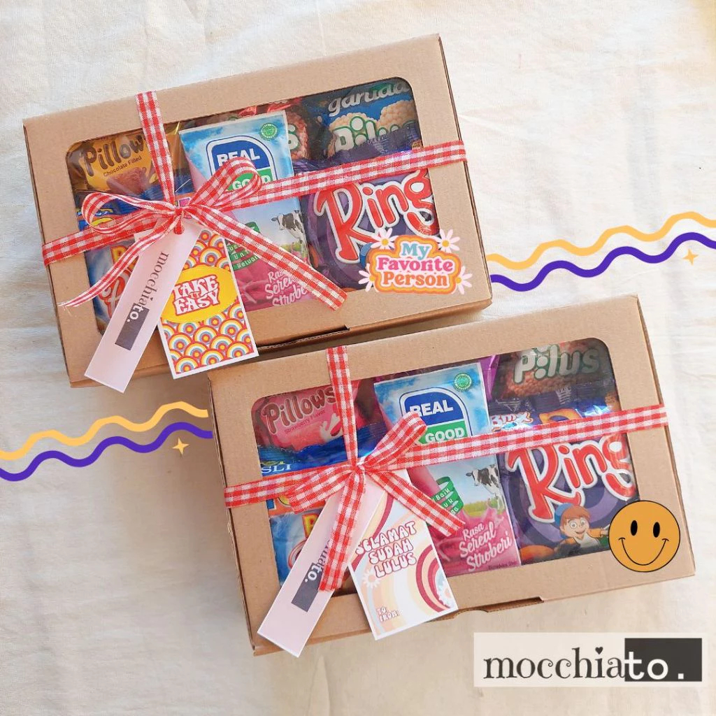 

aket Snack Ulang Tahun Anak Snack Box Souvenir Wisuda Ultah Hampers Jajan Goodiebag