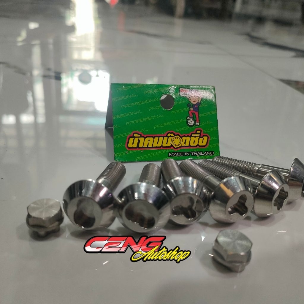 Baut shock kanan kiri forza baut shock honda Forza/baut shock belakang kanan kiri Honda Forza 250 35