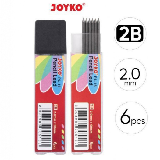 

Pencil Lead Isi Pensil Mekanik Joyko PL-16 2B 2.0 mm