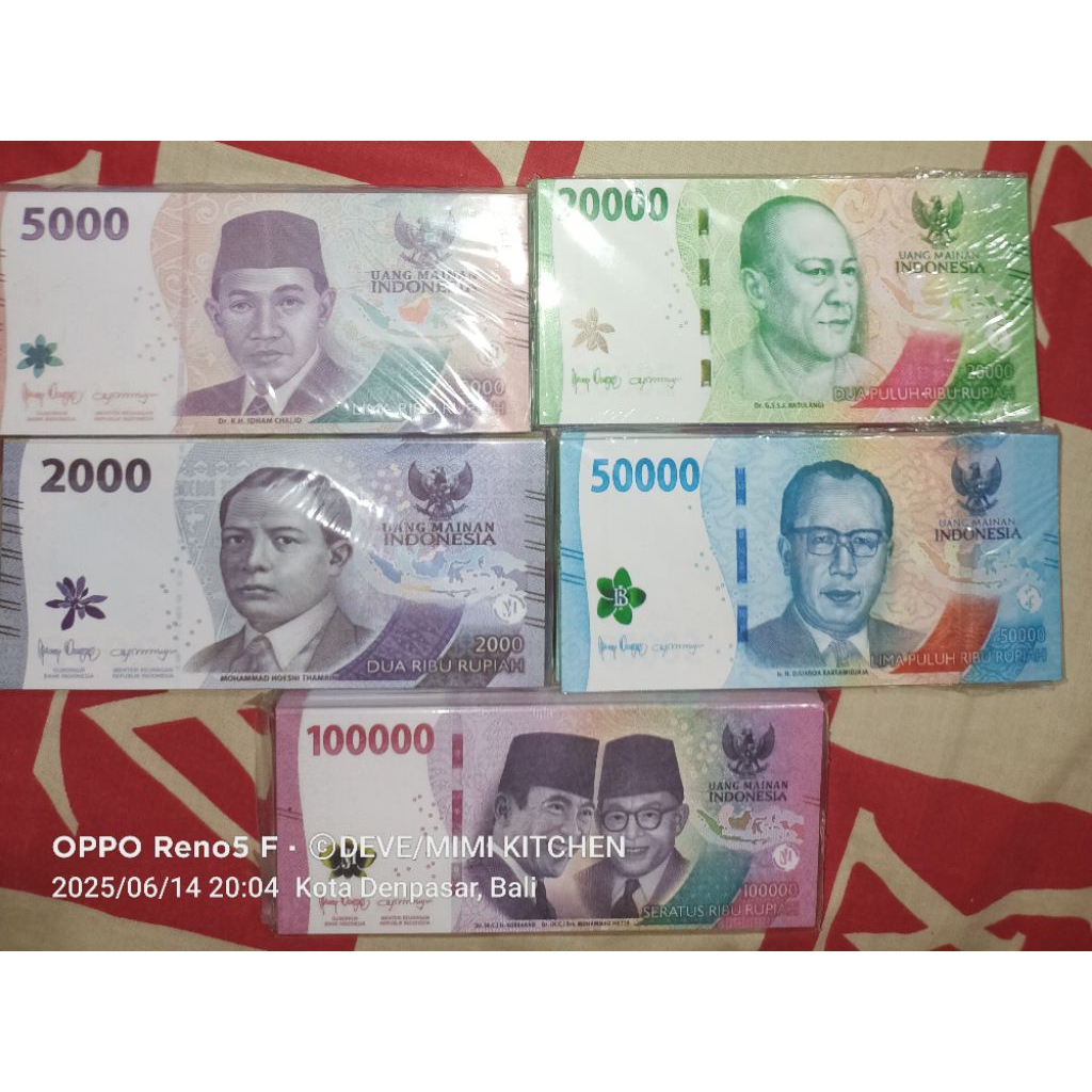 Uang Mainan uang Buket Uang kertas Mainan