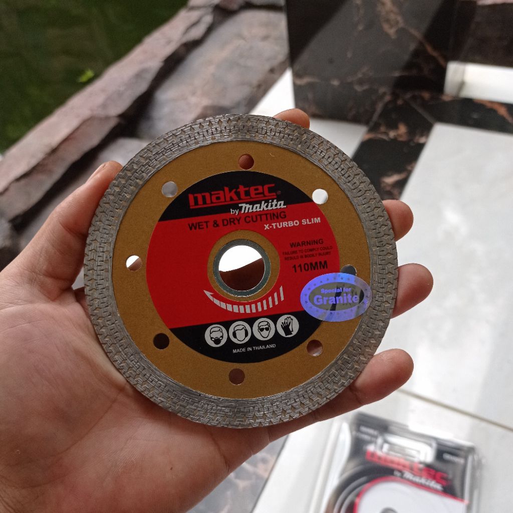 mata gerinda potong poles maktec pemotong keramik granit maktec slim turbo x size 4 inch